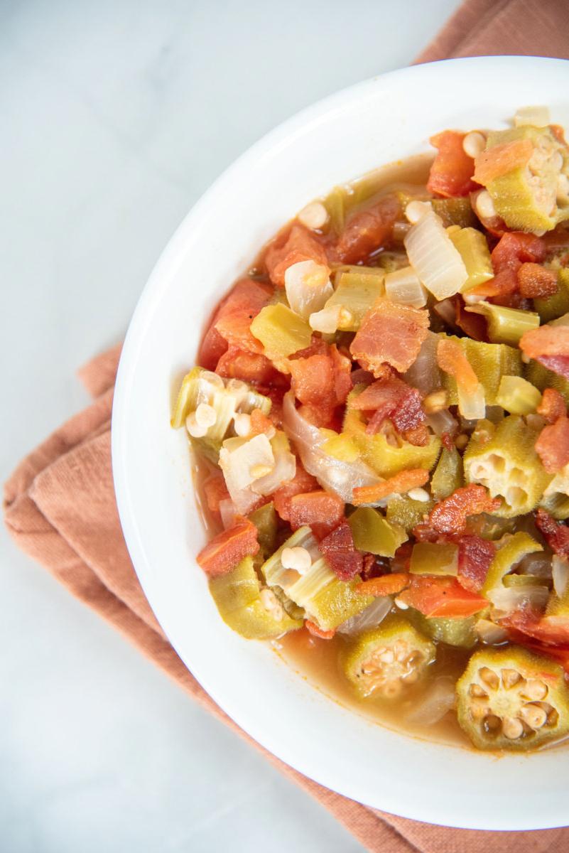 Stewed Okra and Georgia Tomatoes 